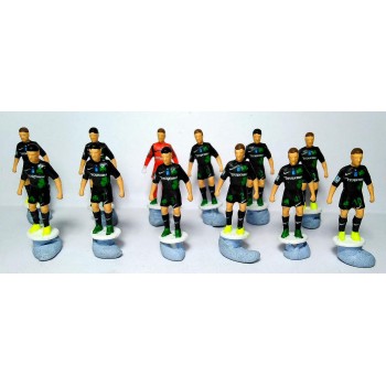 Subbuteo Andrew Table Soccer Panathinaikos 2017-2018 away kit only 12 figures,no bases,no box